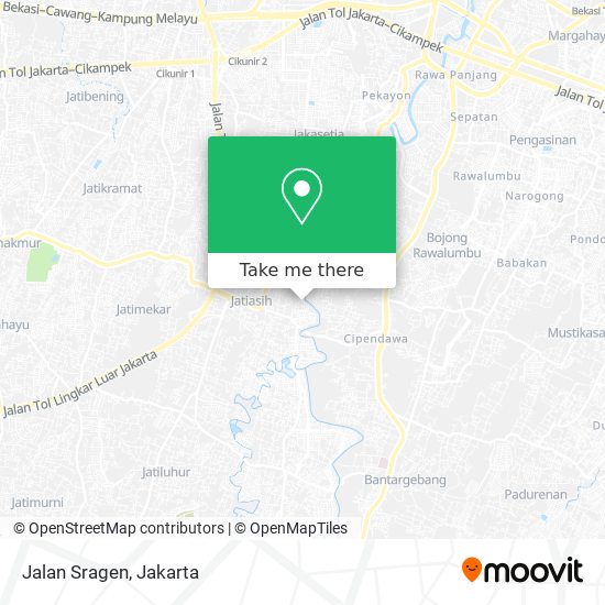 Jalan Sragen map