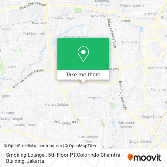 Smoking Lounge , 5th Floor PT.Colorindo Chemtra Building map