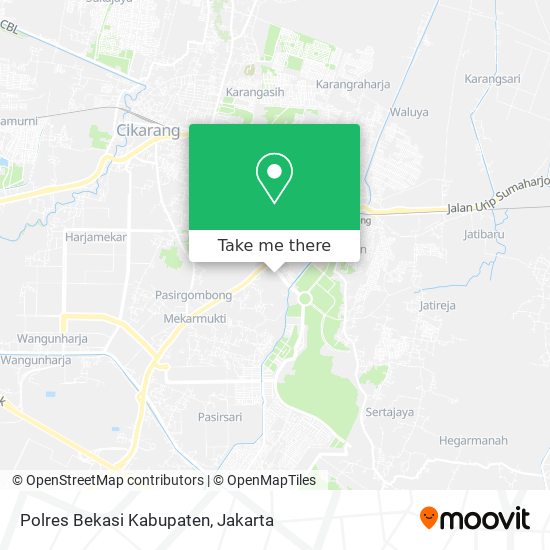 Polres Bekasi Kabupaten map