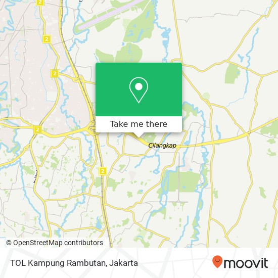 TOL Kampung Rambutan map