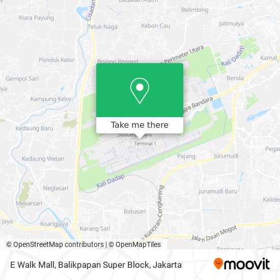 E Walk Mall, Balikpapan Super Block map