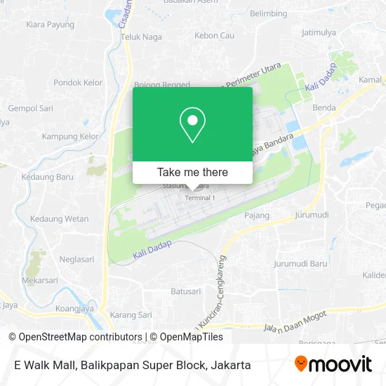 E Walk Mall, Balikpapan Super Block map