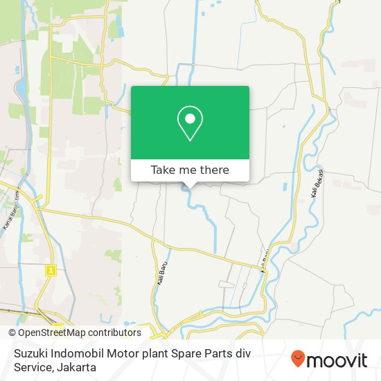 Suzuki Indomobil Motor plant Spare Parts div Service map