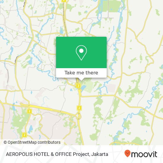 AEROPOLIS HOTEL & OFFICE Project map