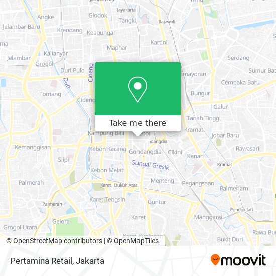 Pertamina Retail map