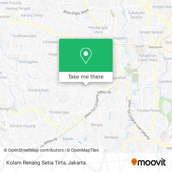 Kolam Renang Setia Tirta map