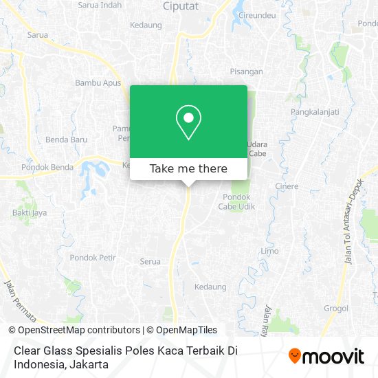 Clear Glass Spesialis Poles Kaca Terbaik Di Indonesia map
