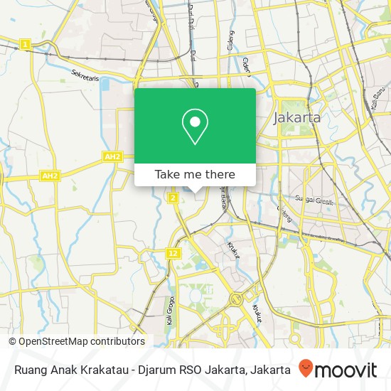 Ruang Anak Krakatau - Djarum RSO Jakarta map