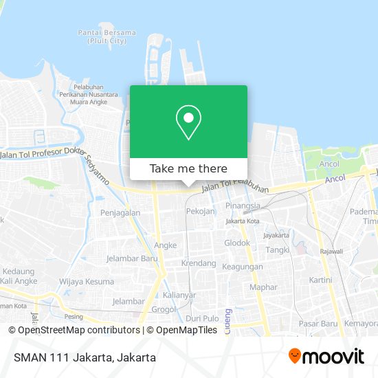 SMAN 111 Jakarta map