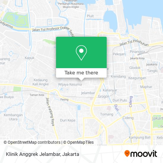 Klinik Anggrek Jelambar map