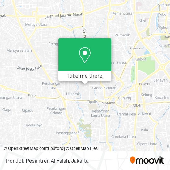 Pondok Pesantren Al Falah map