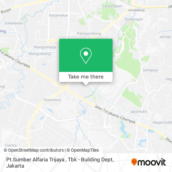 Pt.Sumber Alfaria Trijaya , Tbk - Building Dept map