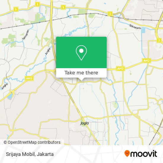 Srijaya Mobil map