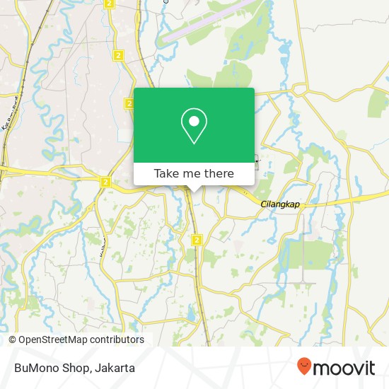 BuMono Shop map