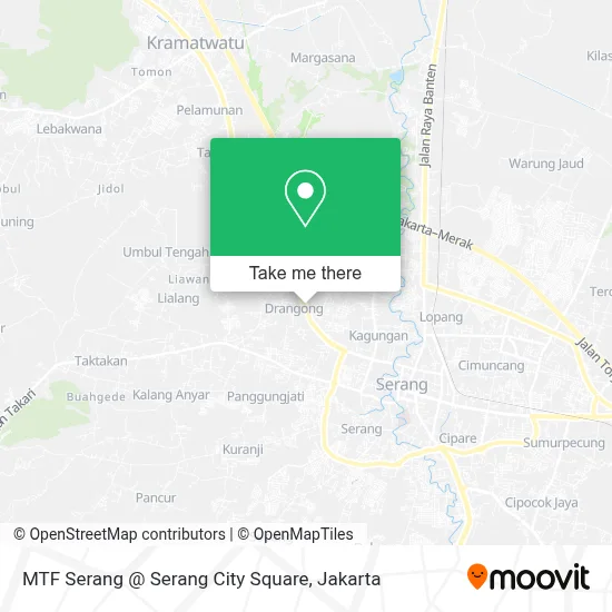 MTF Serang @ Serang City Square map