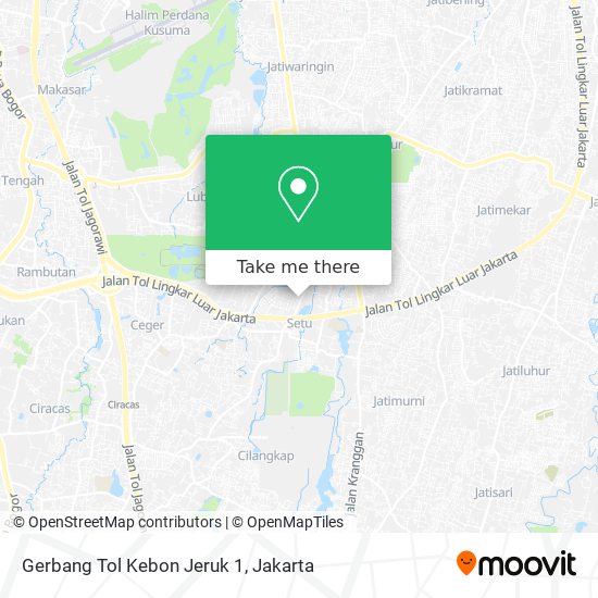 Gerbang Tol Kebon Jeruk 1 map
