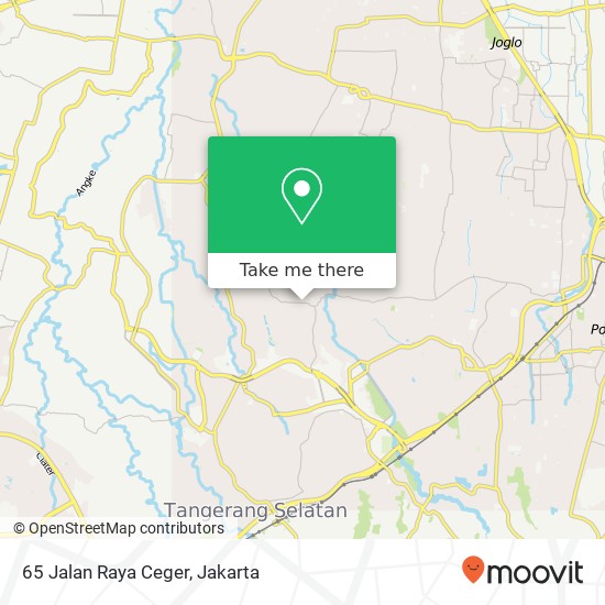 65 Jalan Raya Ceger map