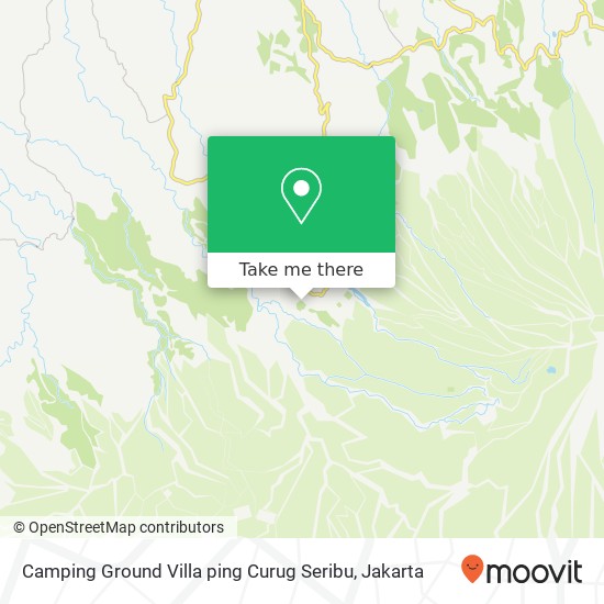 Camping Ground Villa ping Curug Seribu map