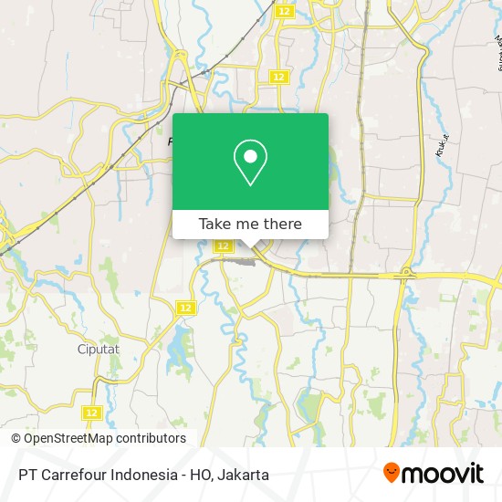 PT Carrefour Indonesia - HO map