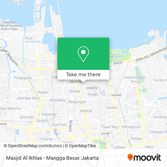 Masjid Al Ikhlas - Mangga Besar map