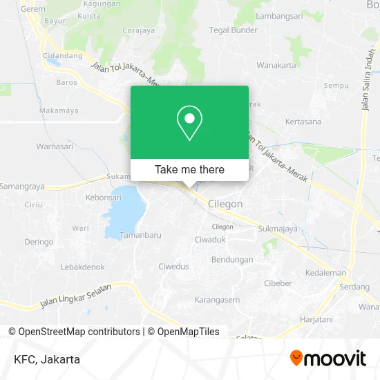 KFC map