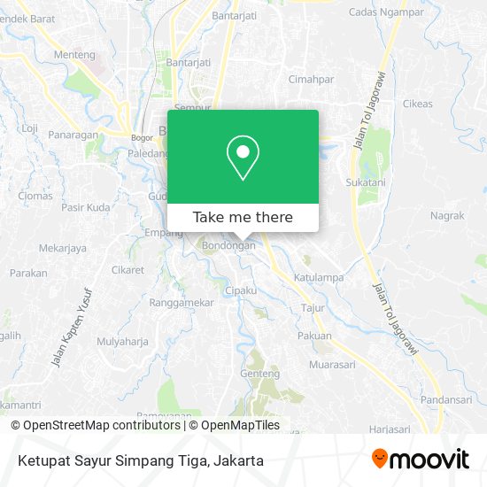 Ketupat Sayur Simpang Tiga map