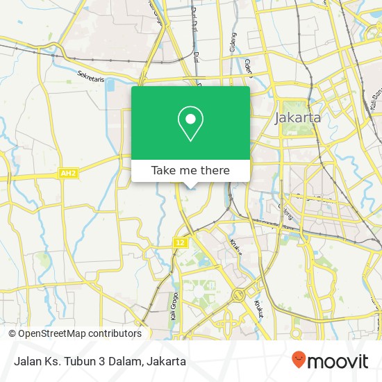 Jalan Ks. Tubun 3 Dalam map