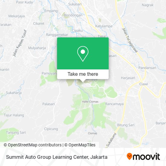 Summit Auto Group Learning Center map