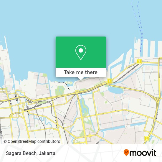 Sagara Beach map