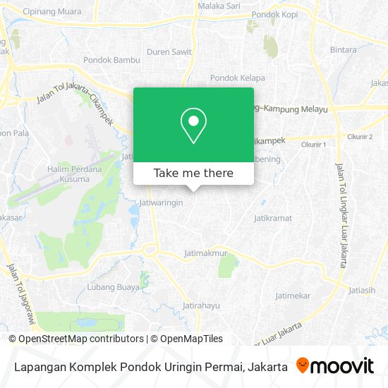 Lapangan Komplek Pondok Uringin Permai map