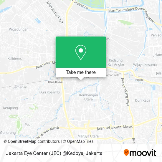 Jakarta Eye Center (JEC) @Kedoya map