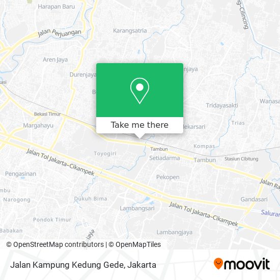 Jalan Kampung Kedung Gede map