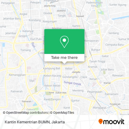 Kantin Kementrian BUMN map