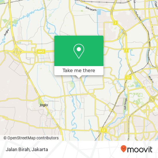 Jalan Birah map