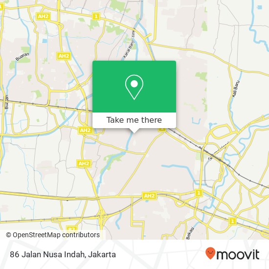 86 Jalan Nusa Indah map