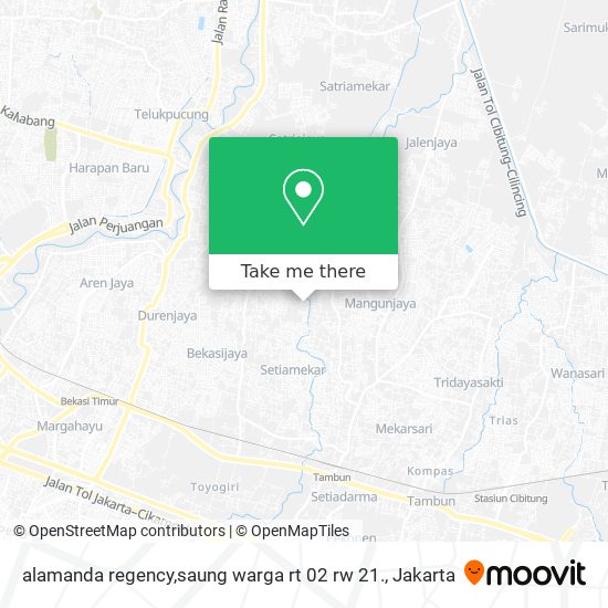 alamanda regency,saung warga rt 02 rw 21. map