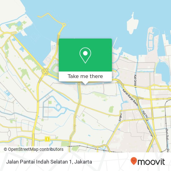 Jalan Pantai Indah Selatan 1 map