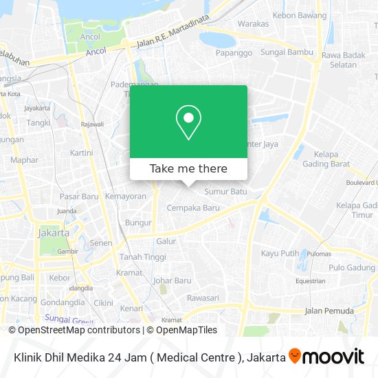 Klinik Dhil Medika 24 Jam ( Medical Centre ) map