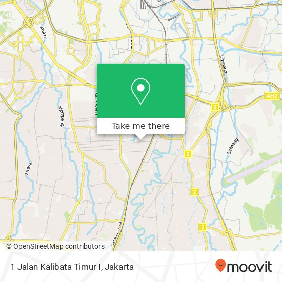 1 Jalan Kalibata Timur I map