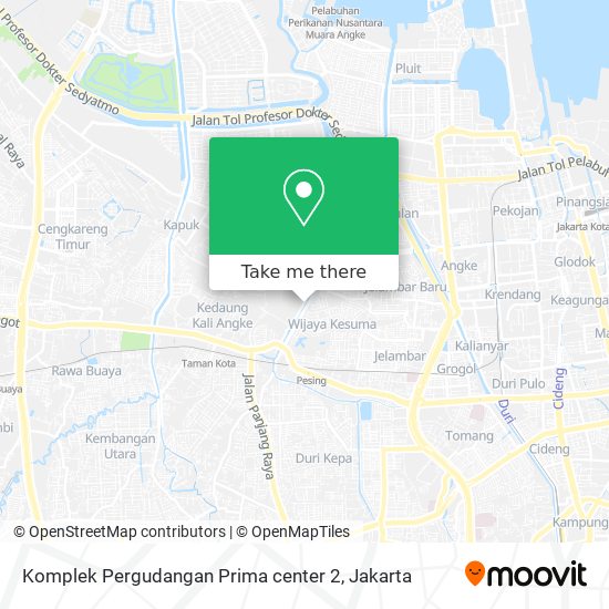 Komplek Pergudangan Prima center 2 map