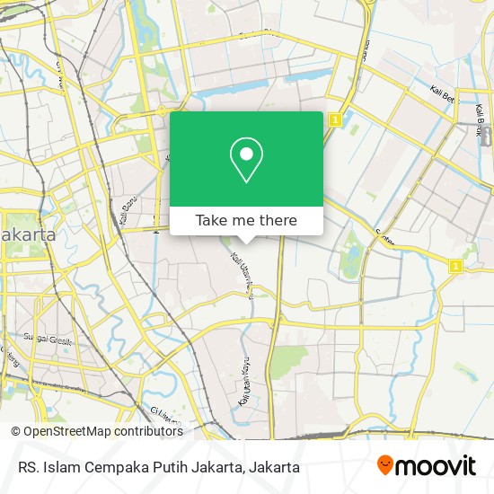RS. Islam Cempaka Putih Jakarta map