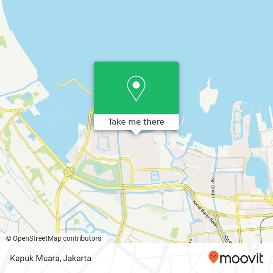 Kapuk Muara map