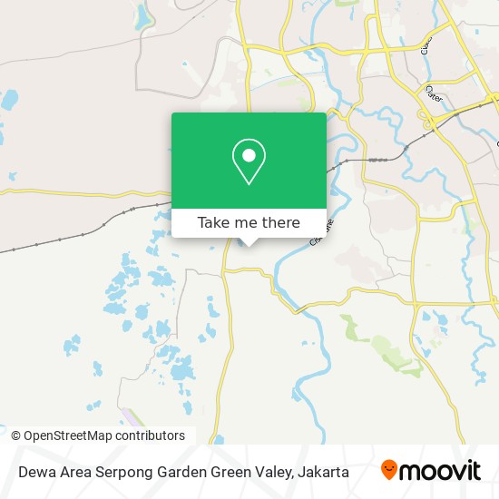 Dewa Area Serpong Garden Green Valey map