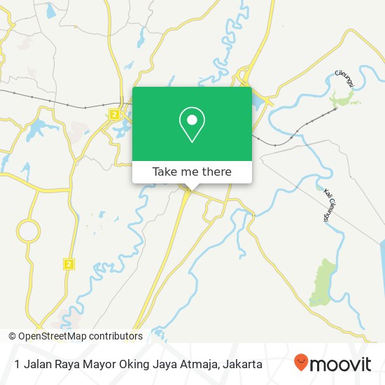 1 Jalan Raya Mayor Oking Jaya Atmaja map
