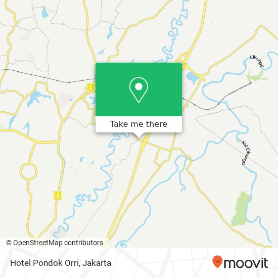 Hotel Pondok Orri map