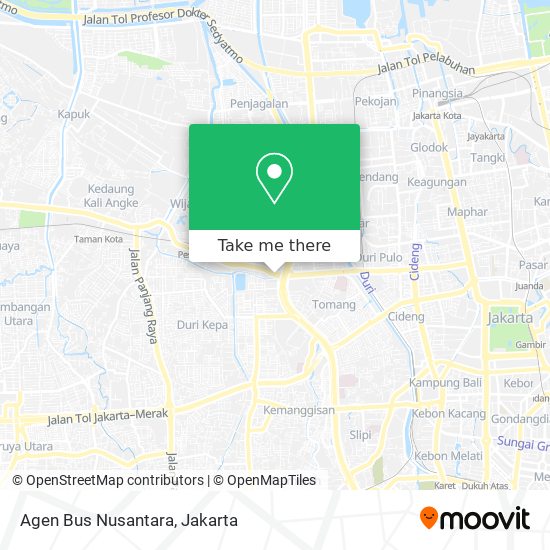 Agen Bus Nusantara map