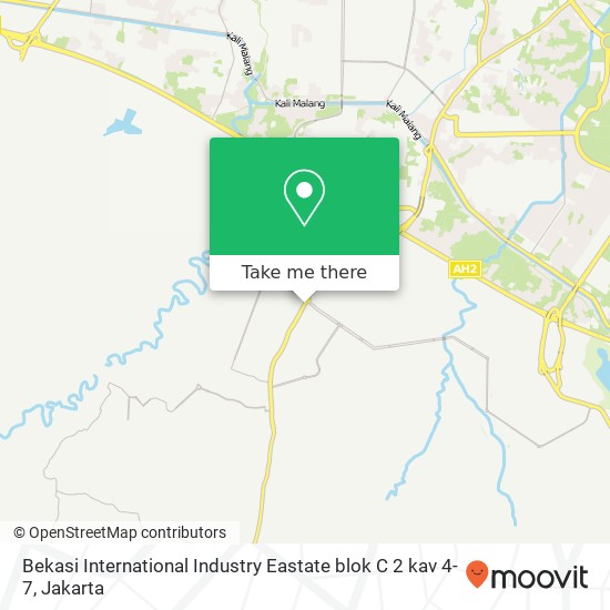 Bekasi International Industry Eastate blok C 2 kav 4-7 map
