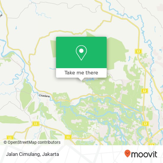 Jalan Cimulang map