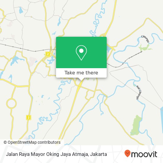 Jalan Raya Mayor Oking Jaya Atmaja map