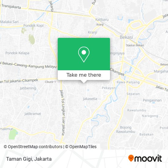 Taman Gigi map